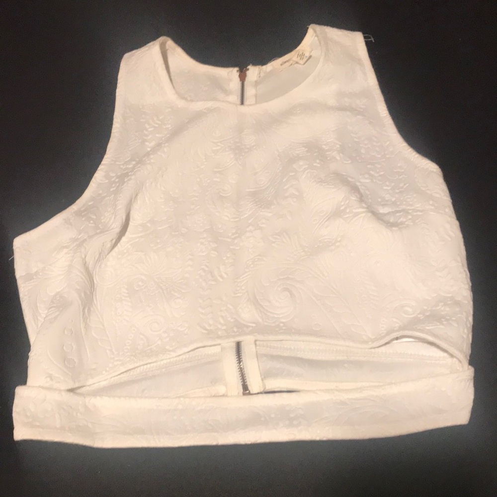 Urban outfitters White crop top